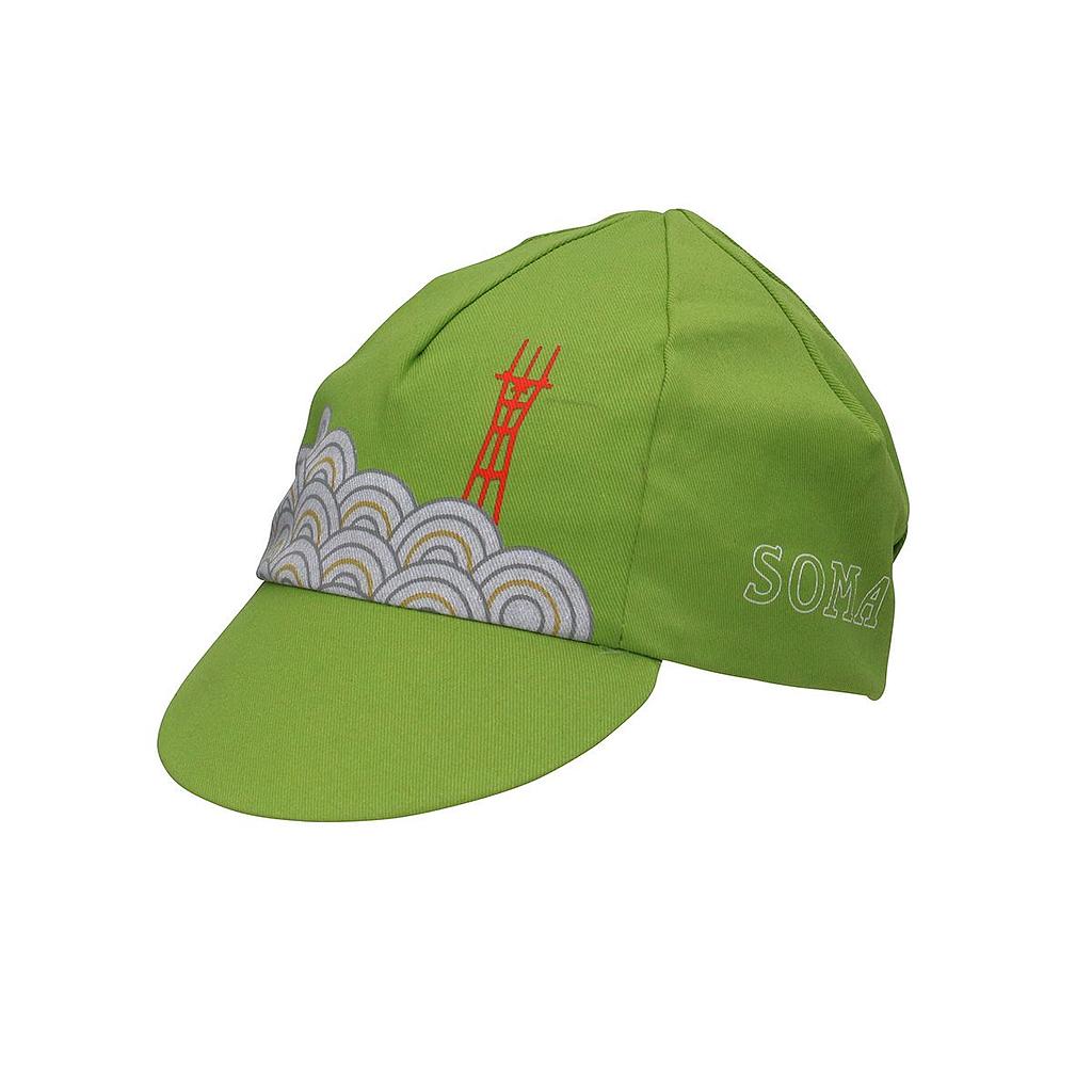 [196021] Soma Cycling Cap Sutro Fog Green