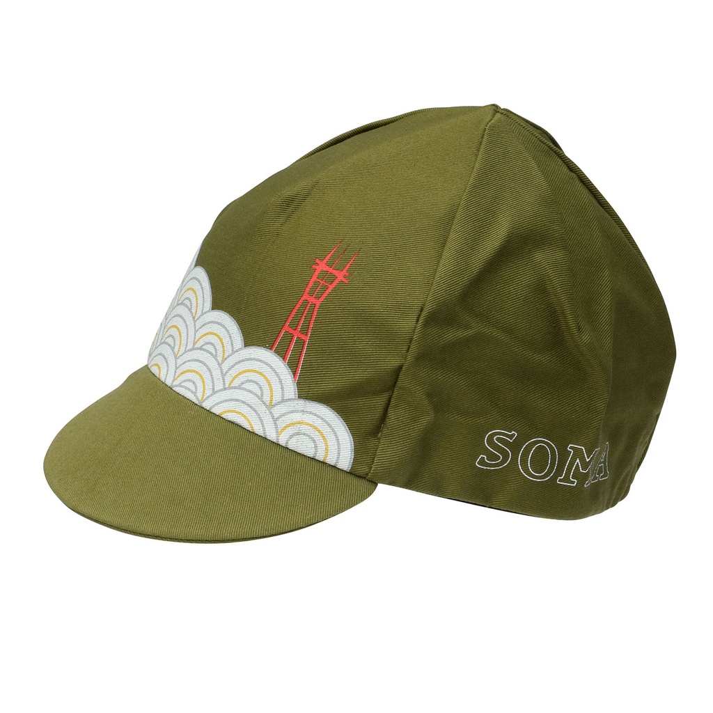 [196021] Soma Cycling Cap Sutro Fog Green