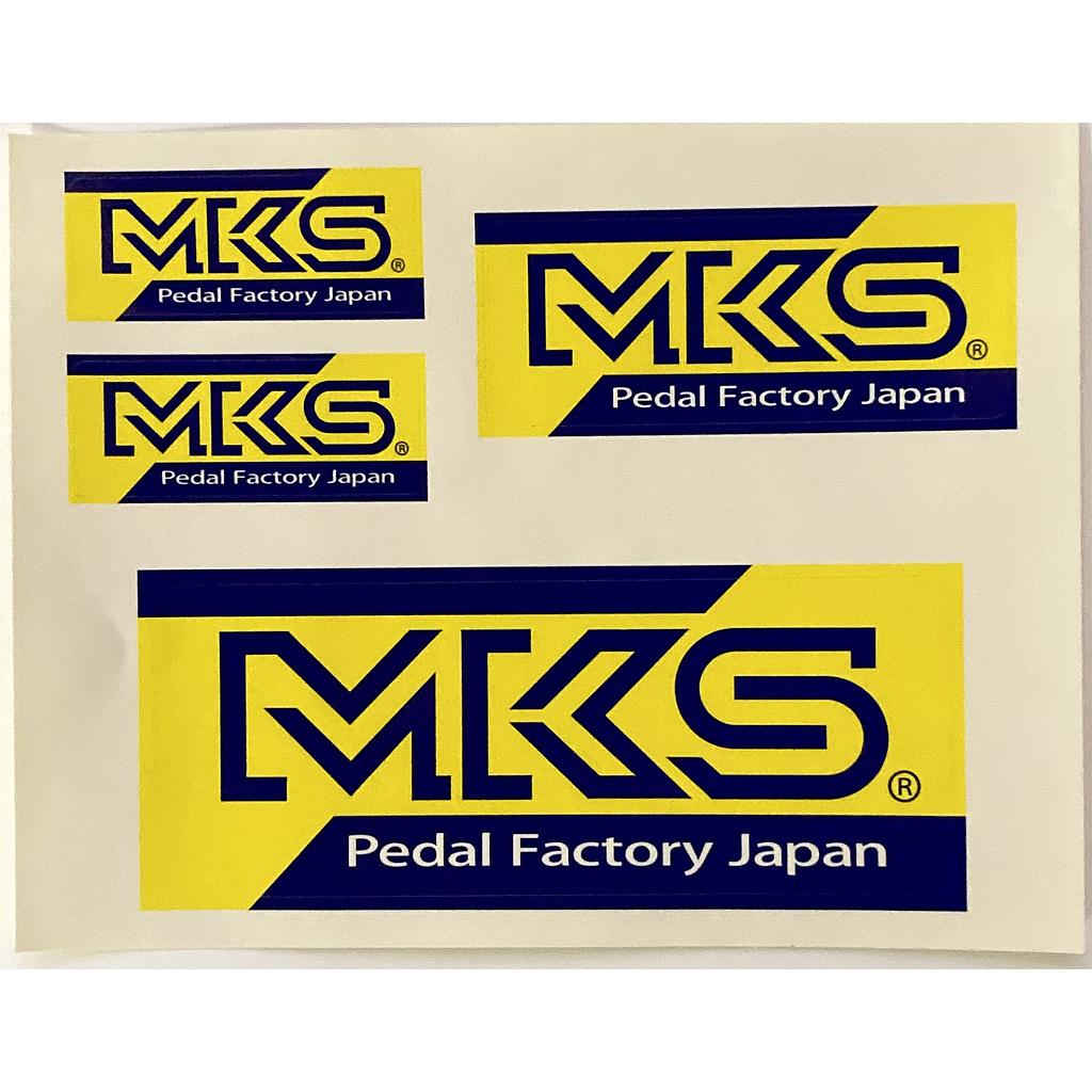 [80110] MKS Pedals Factory Japan Sticker Yellow