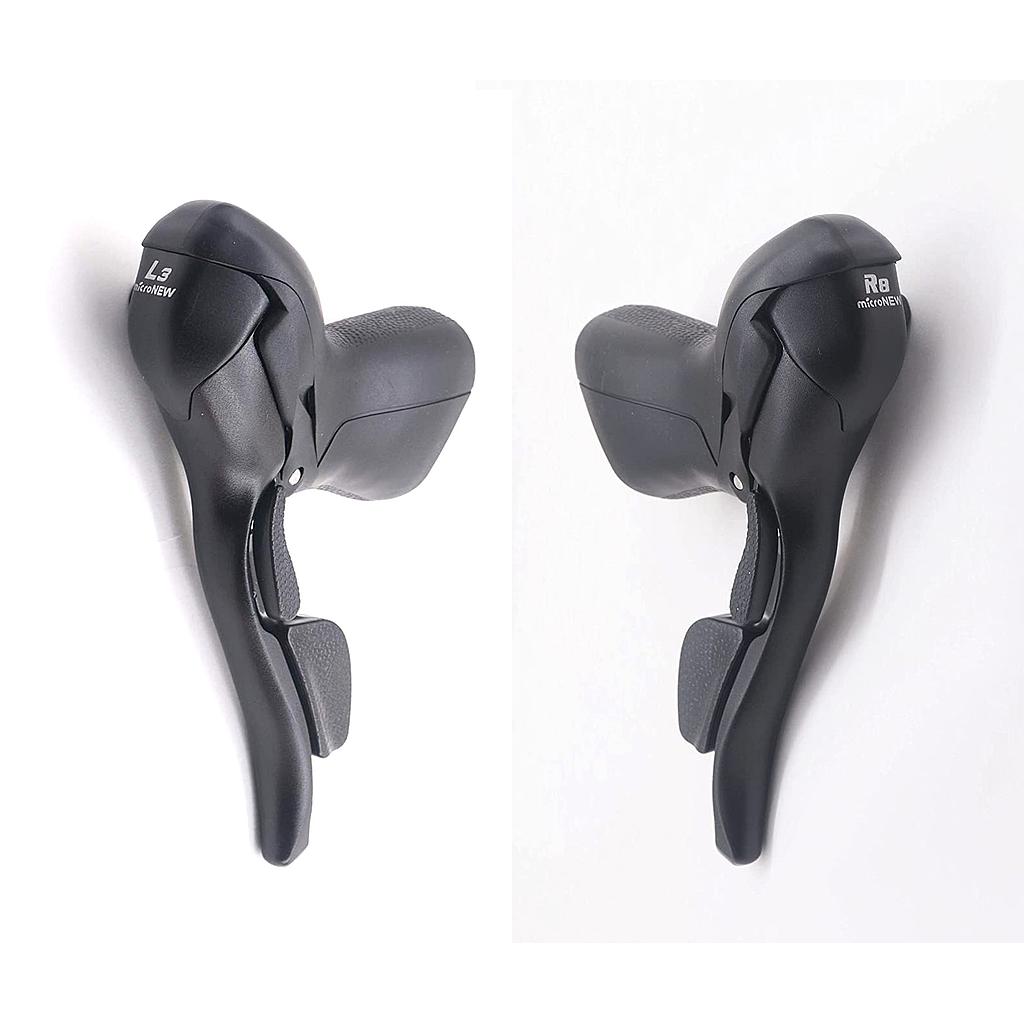 [304083] MicroNew Road Brake/Shift Lever Set  2 x 8 [SBR-R58]