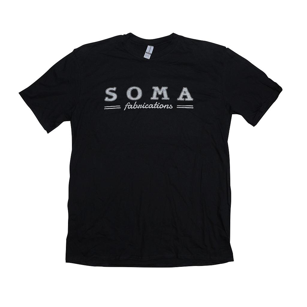 Soma T-Shirt Black w/Silver Logo