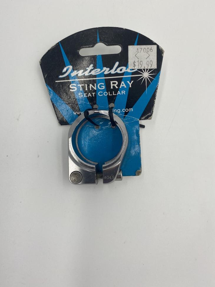 [CB0062] Interloc Sting Ray Sil 34.9 Seat Collar