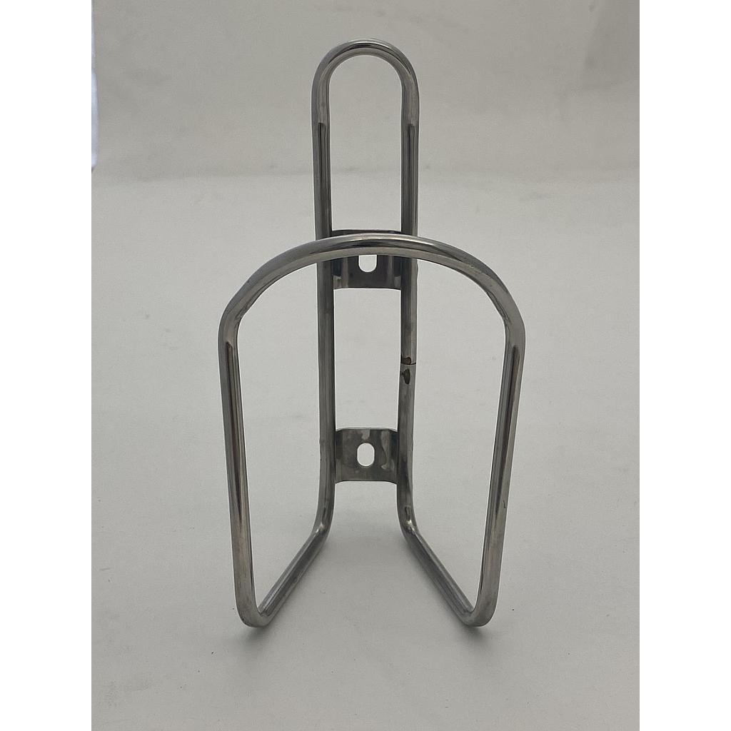 [CE0012] Tanaka Stainless Steel Hi Polish Bottle Cage (used)
