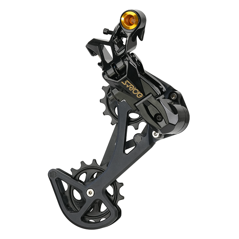 [590859] S-Ride Rear Derailleur Overlength Cage 12sp Black/Gold [RD-M610]