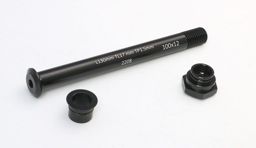 [302302] Suzue 15mm to 12mm Converter Thru-Axle, Length 130mm, 3T Luteus II