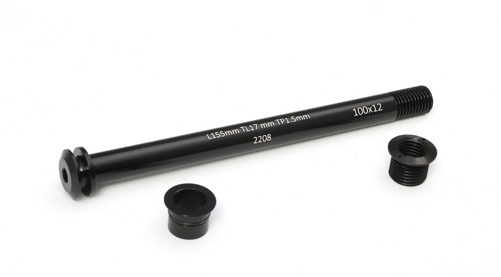 [302304] Suzue 15mm to 12mm Thru-Axle Converter , Length 152mm, Soma Wolverine Unicrown Fork V1 / MTB Fork