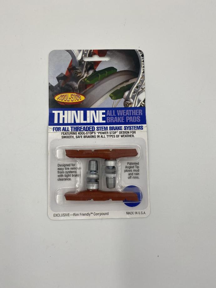 [CL2232] Koolstop Thinline Salmon Threaded Brake Pads