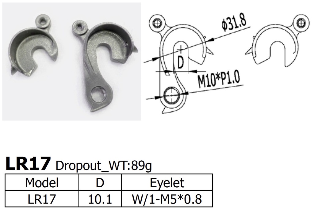 [LS-LR-17-1] Long Shen Dropouts LR17-1 (Breezer-Style)