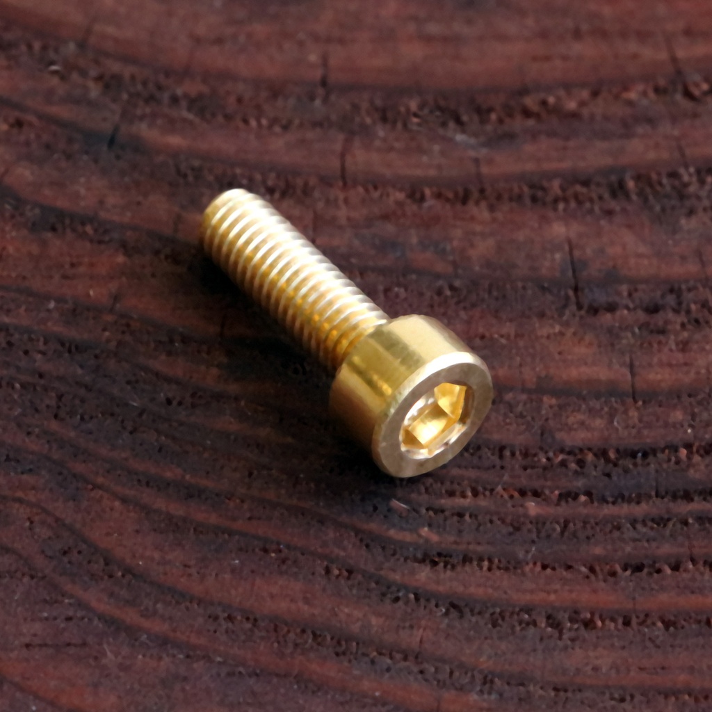 [335942] Cardiff Allen Bolt M5 X 16mm (Brass)