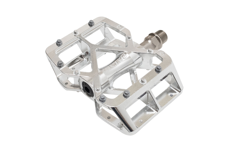 [355911] MKS Pedals Allways  High Polished Silver