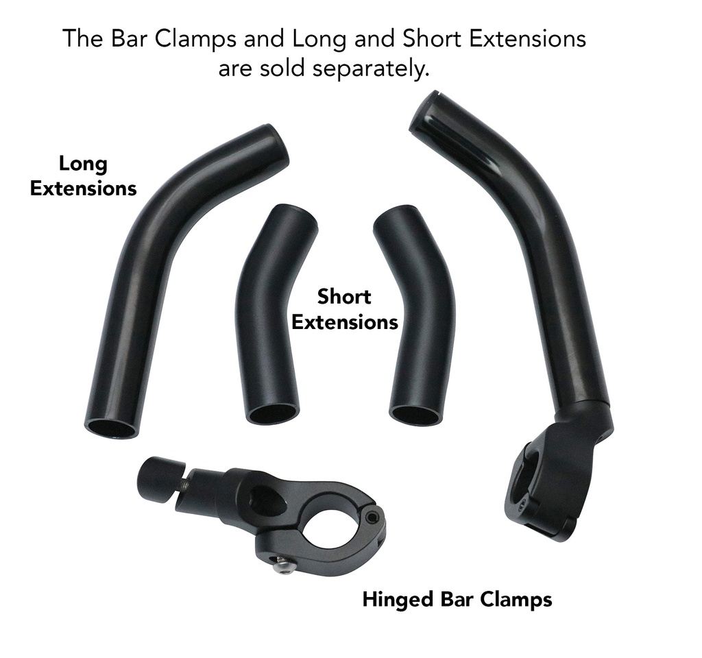 [280146] Soma Bar-Ins Extensions (Hinged Bar Clamp Component only) Pair