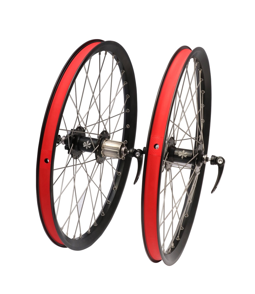 [492492] Blacksnow Wheelset Mini Velo 20" Black 32h