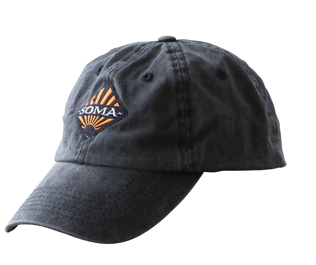 [141415] Soma Classic Dad Cap - Washed Black