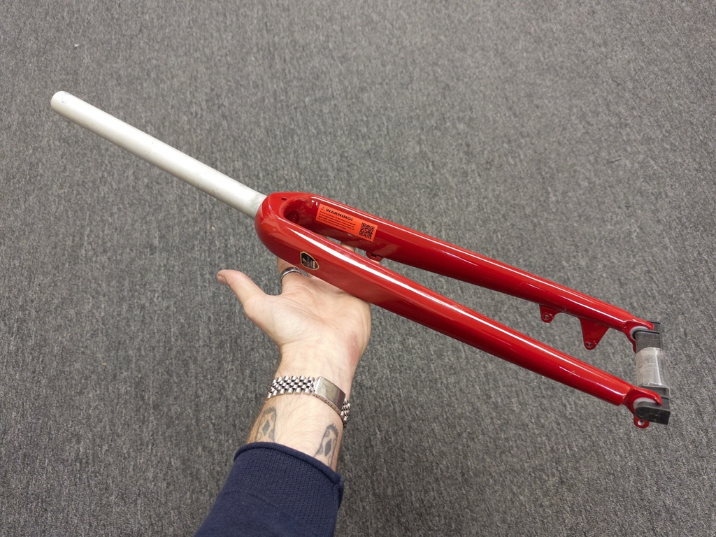 [LH109] Soma Red Carbon Fork Quick-Release (IS Disc)