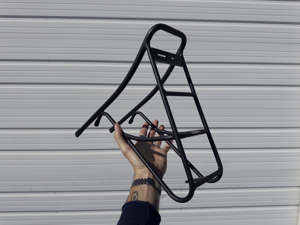 [LH115] Soma Rear Rack Deco 2 (Black, No Hardware)