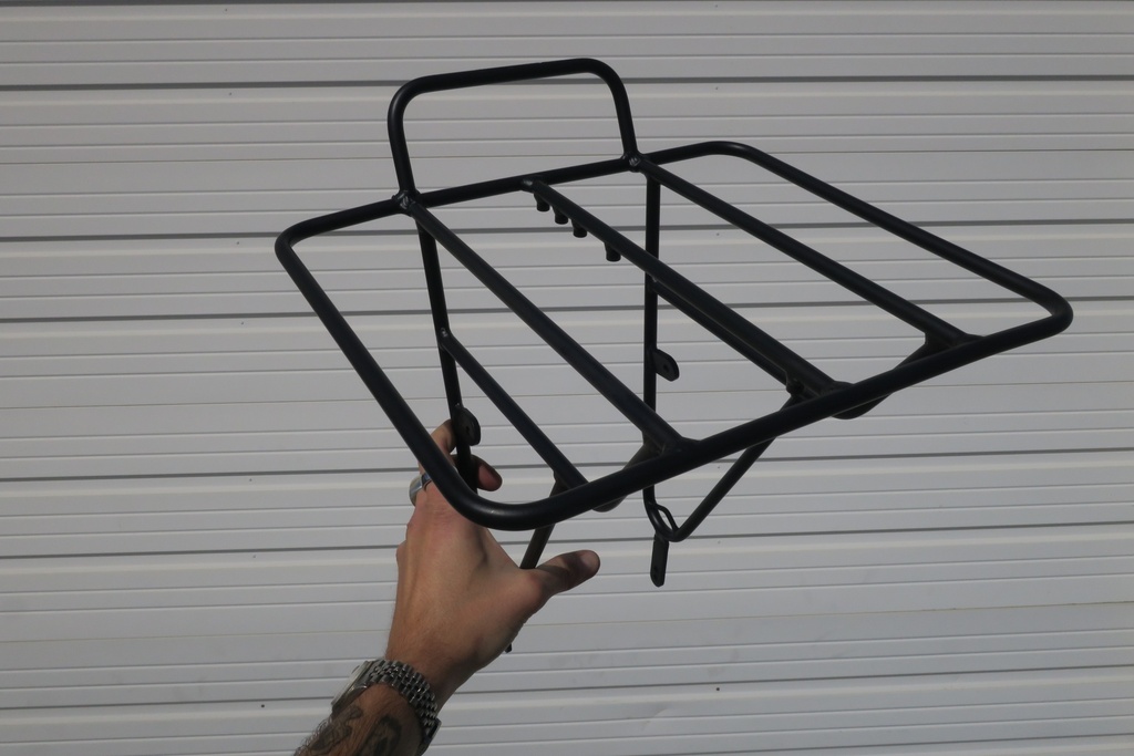 [LH114] Soma Porteur Front Rack - Black (No Hardware)