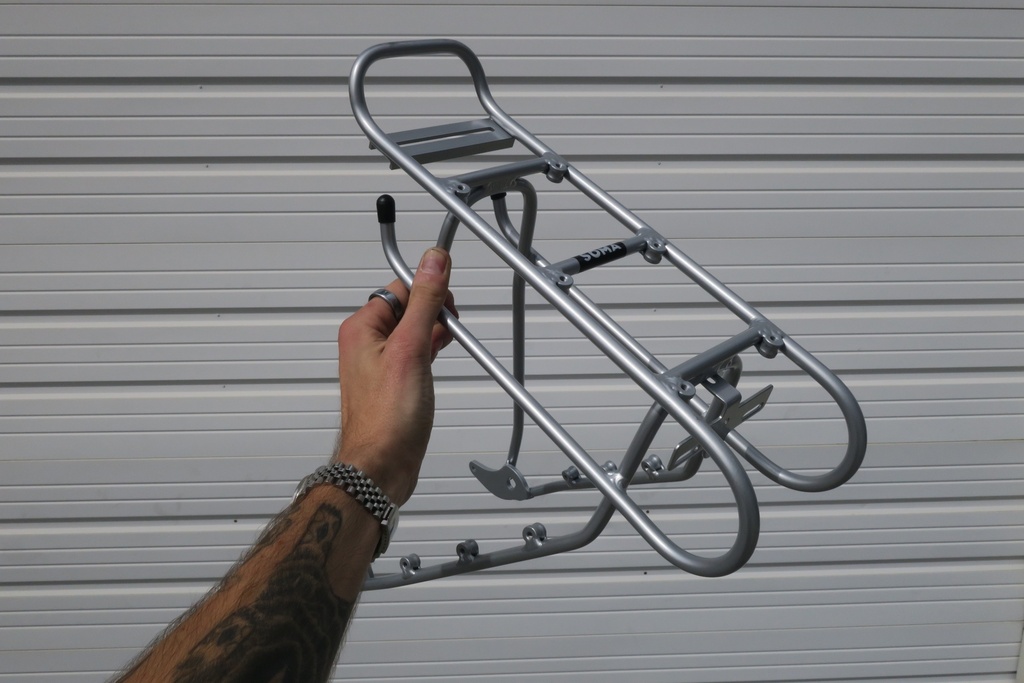 [LH132] Soma Rear Rack Rakku 2 - Silver Alloy (No Hardware)