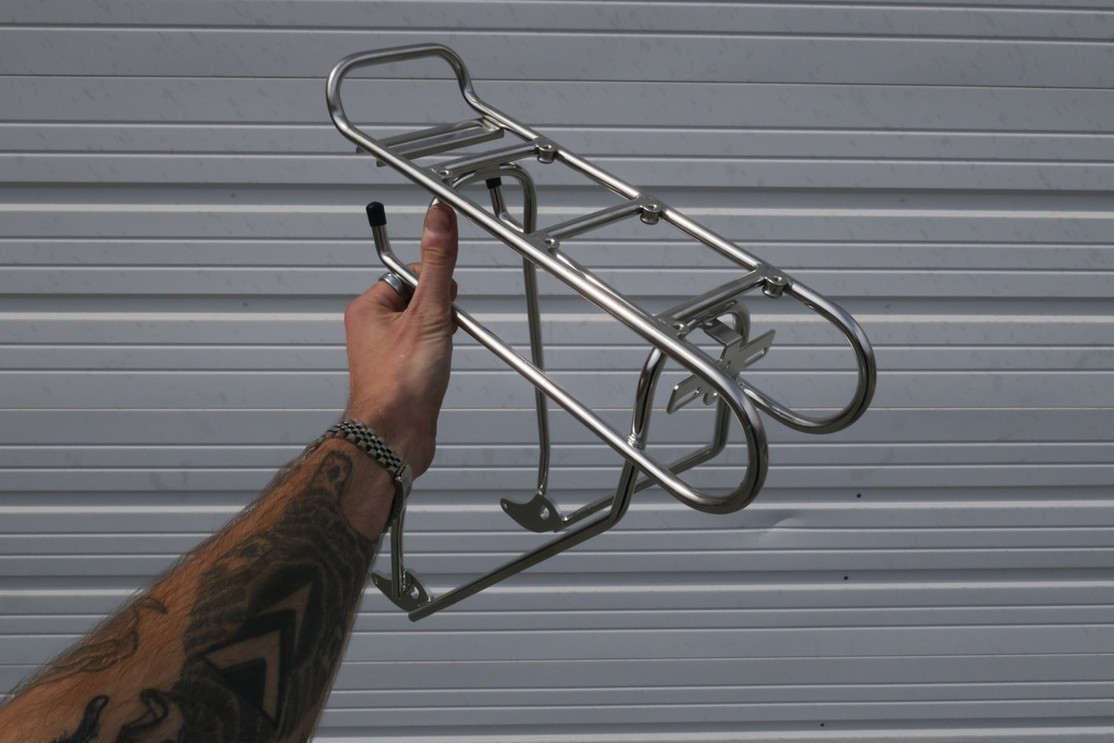 [LH133] Soma Rakku Rear Rack - Stainless Steel (no hardware)