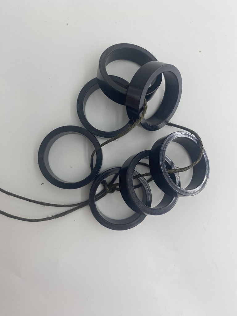 [NP096] 11/8, 10mm, Alloy Headset Spacers Bag of 7ea.