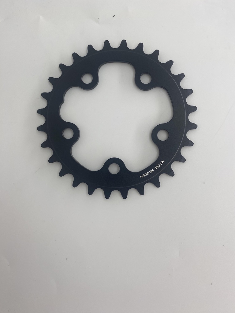 [NP099] CNC Black Chainring 28T 74 BCD